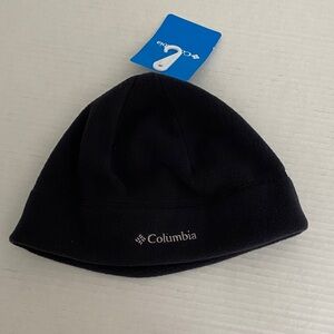 Columbia Navy Fleece Toque Hat, Beanie size small kids unisex